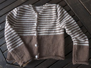Gilet rayé